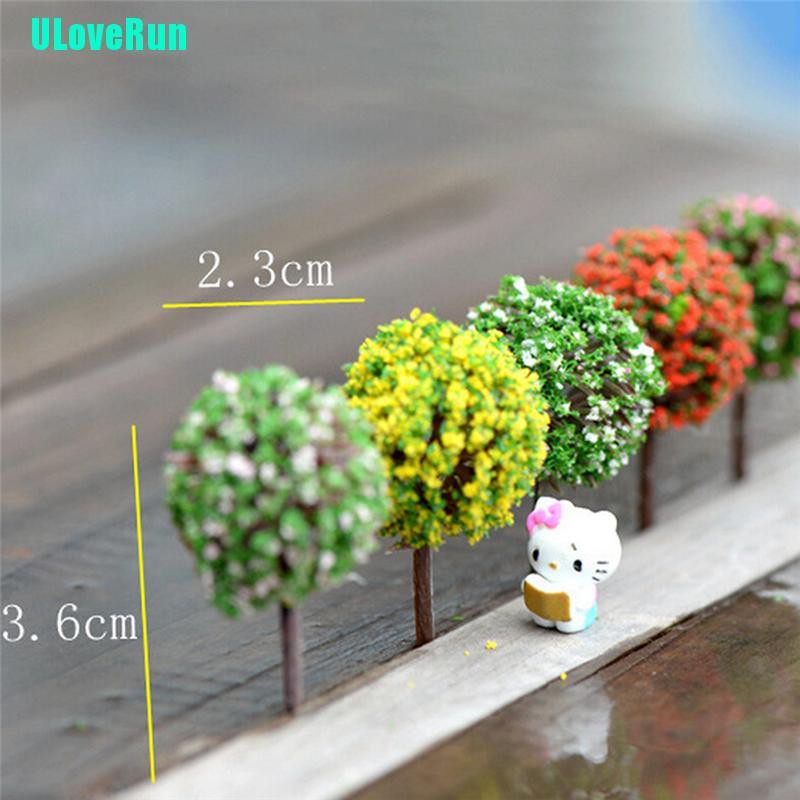 5 Cây hoa giả nhiều màu sắc trang trí tiểu cảnh