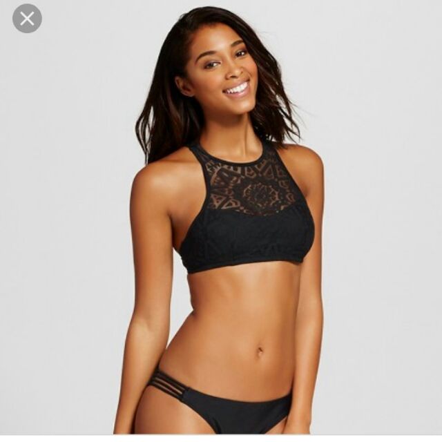 Bikini hai mảnh nữ đẹp ren cổ yếm VNXK UV100 XHIRD01 (kèm hình thật )