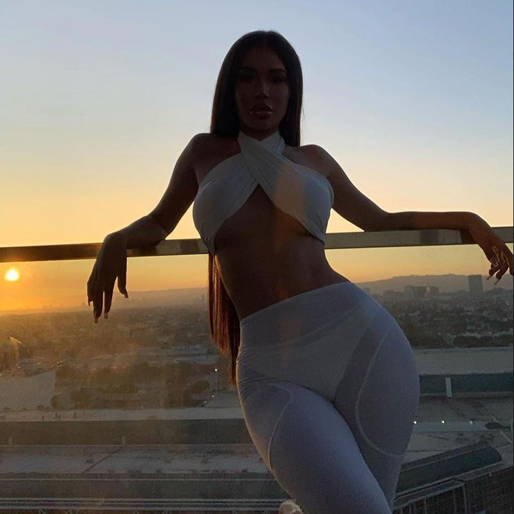 Bsuns Criss Chéo Cami Quấn Dây Sexy