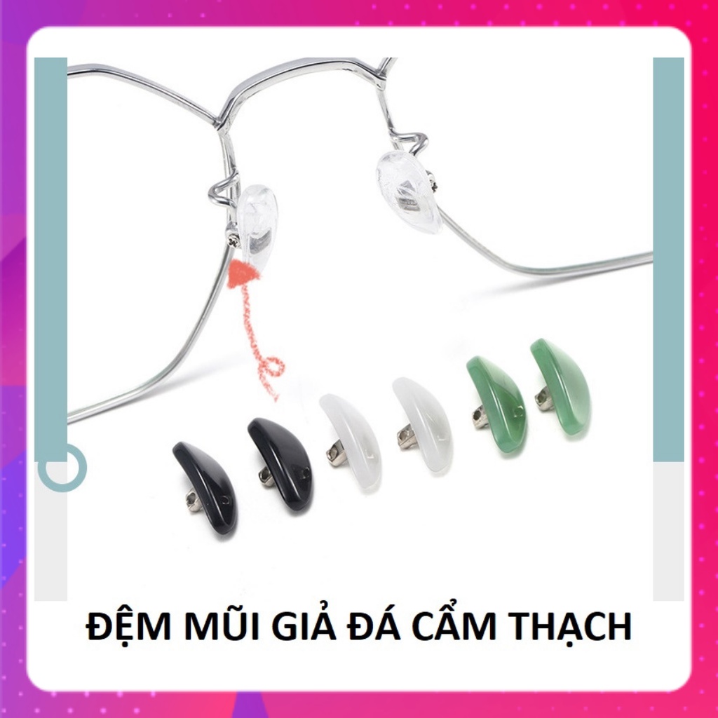 Đệm mũi màu đá cẩm thạch chống trơn trượt , chống vết hằn, giảm áp lực lên mũi (1 cặp)