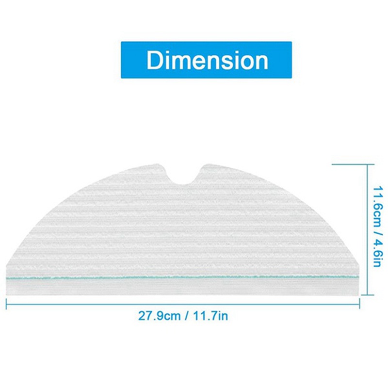 Giẻ Lau Dùng Một Lần Cho Robot Hút Bụi Xiaomi Roborock S6 / S6 MaxV / S6 Pure / E4 / S5 Max / S5 / E35 / E25