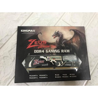 Ram kingmax zeus dragon 8gb ddr4 3000mhz full box bảo hành 12.2022