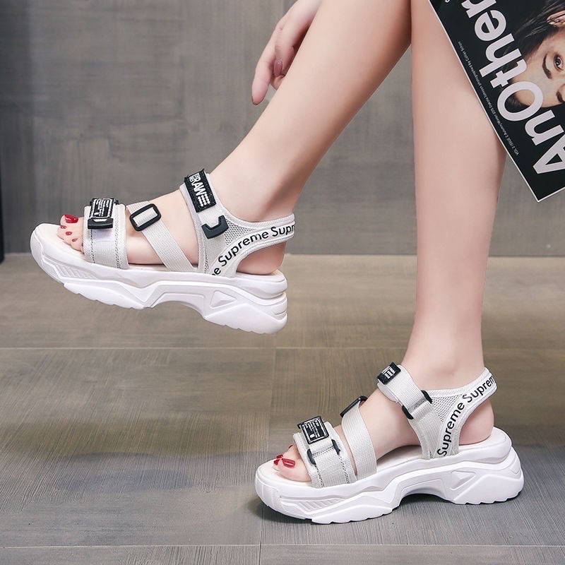 [Siêu sale tựu trường] Giày xăng đan đi học quai chữ đế ullzang hàng Quảng Châu siêu bền