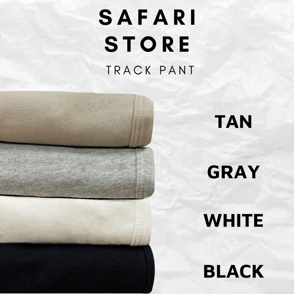 Quần ống rộng Nam nữ dáng suông unisex nỉ bông dày dặn SAFARI PSS1