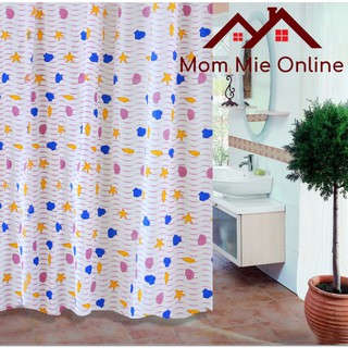 Rèm nhà tắm MỎNG / Rèm cửa sổ PEVA mỏng dài 2m kèm vòng treo - G005