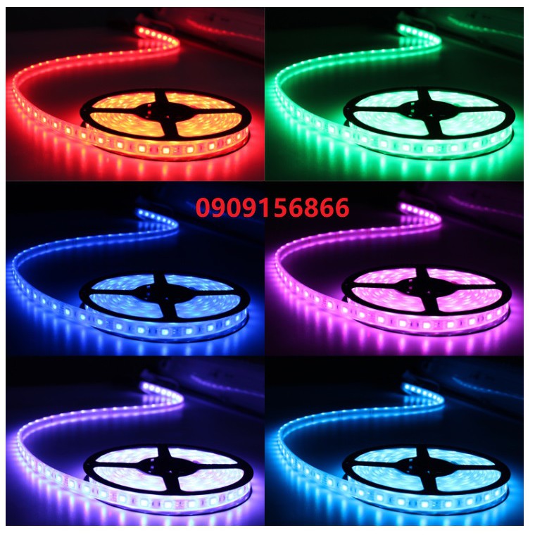 Led dán 5050 có bọc keo 12V 24V