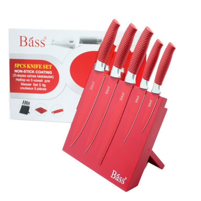 Bộ dao Bass 5 món có đế hít nam châm - BX1944