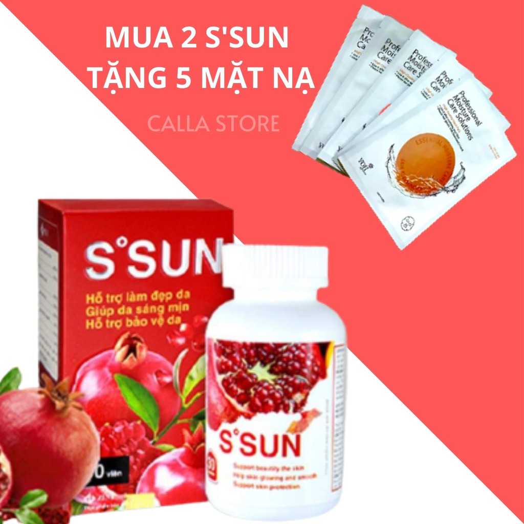 [HÀNG THẬT TỰ CHỤP] Viên uống chống nắng nội sinh S’sun | BigBuy360 - bigbuy360.vn