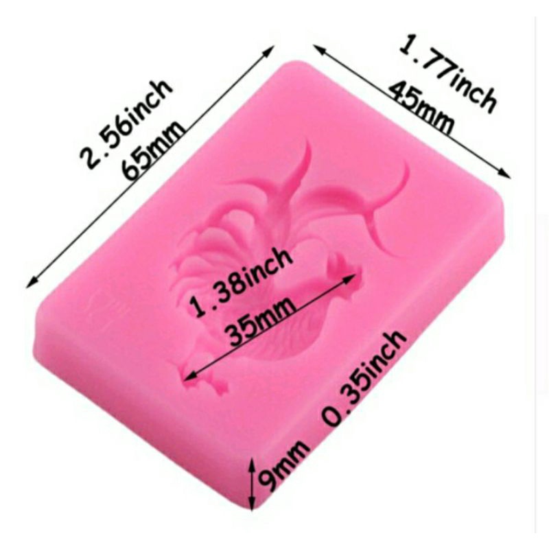Khuôn silicon hình chú gà