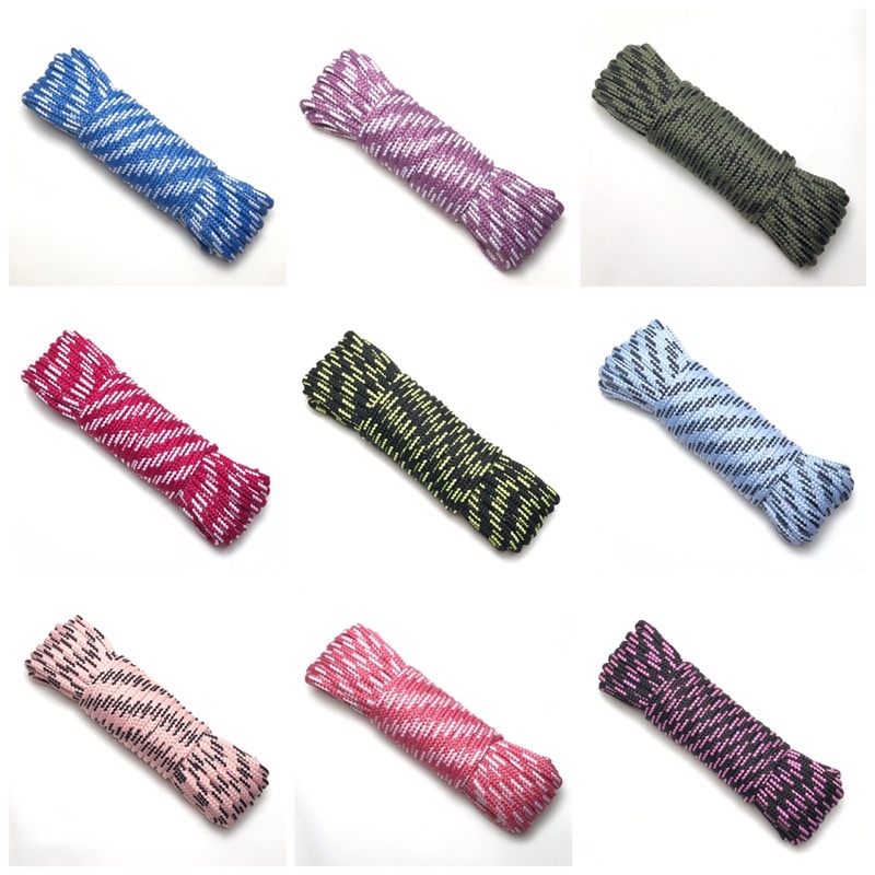 Cuộn 140 mét - Dây Dù 5mm oval ko lõi họa tiết ấn tượng dùng làm macrame, căng lều, thời trang, trang trí