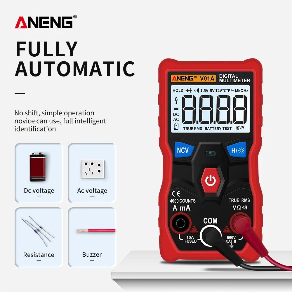 LONTIME Vạn Năng Kế Kỹ Thuật Số AC / DC Đa Năng