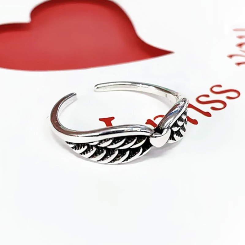 Nhẫn HợP Kim DạNg Hở HìNh Thiên ThầN Vintage ThờI Trang