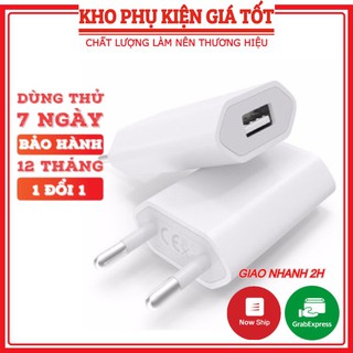 Củ sạc iphone dẹt zin chính hãng không giật, lag có tem bảo hành, bh 12 tháng