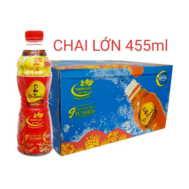 Trà thảo mộc Dr. Thanh có đường 500ml thùng 24 chai