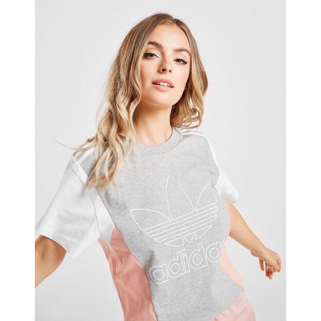 Áo Pull Nữ Phối Màu Ghi Trắng Hồng