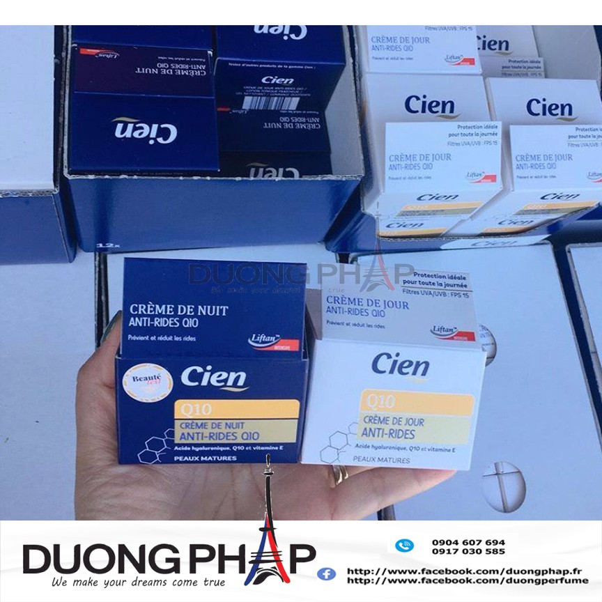 COMBO KEM DƯỠNG CIEN NGÀY VÀ ĐÊM 50ml