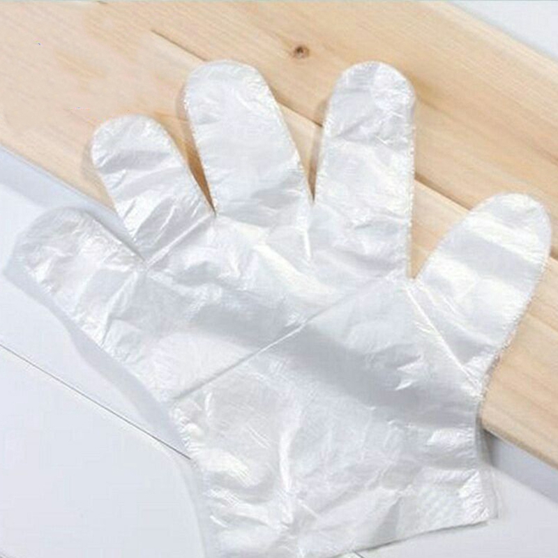 Set 100 găng tay nhựa dùng một lần trong suốt chất liệu ECO cấp thực phẩm