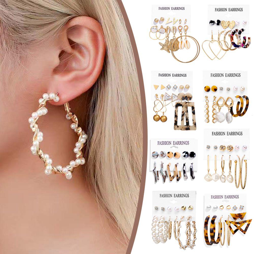 Bông Tai Dáng Dài Bằng Acrylic Phối Tua Rua Phong Cách Vintage Thời Trang Cho Nữ