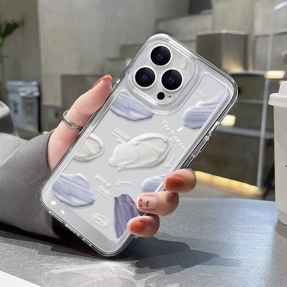 Ốp Điện Thoại TPU Acrylic Trong Suốt Chống Sốc Cho iPhone 11 Pro Max 13 Pro 12 Pro XS Max XR X 8 Plus 7 Plus SE 2020 2022