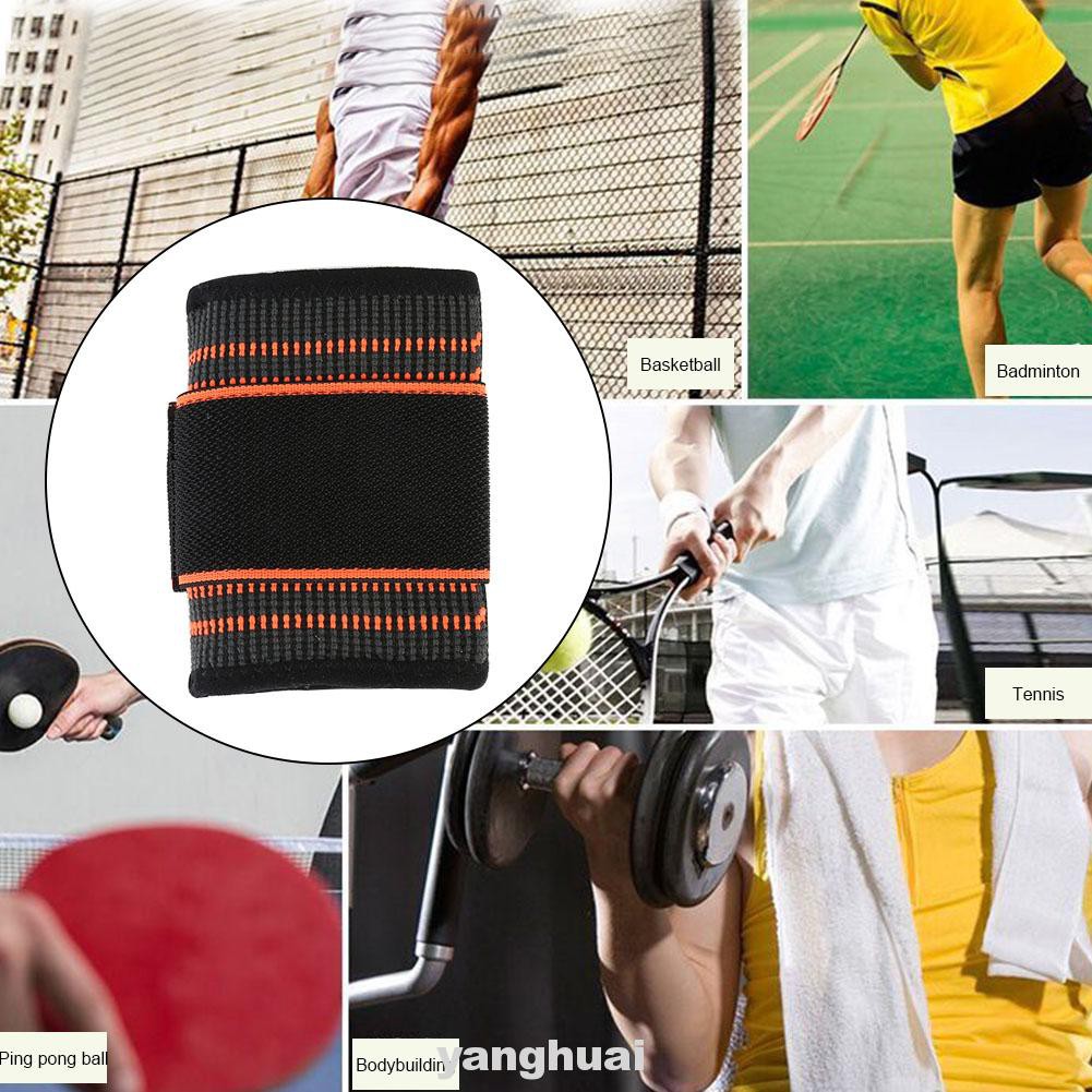 1 Dây Quấn Bảo Vệ Cổ Tay Tập Gym, Thể Hình, Thể Hình, Chất Liệu Nylon