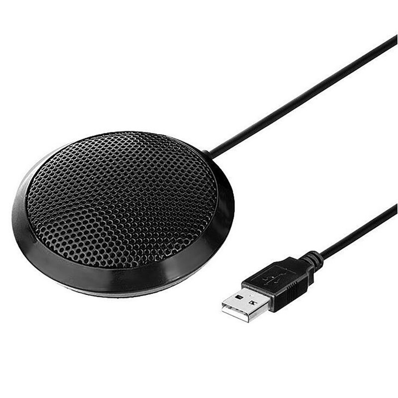 USB Microphone, Desktop Omnidirectional 360-Degree Pick Up