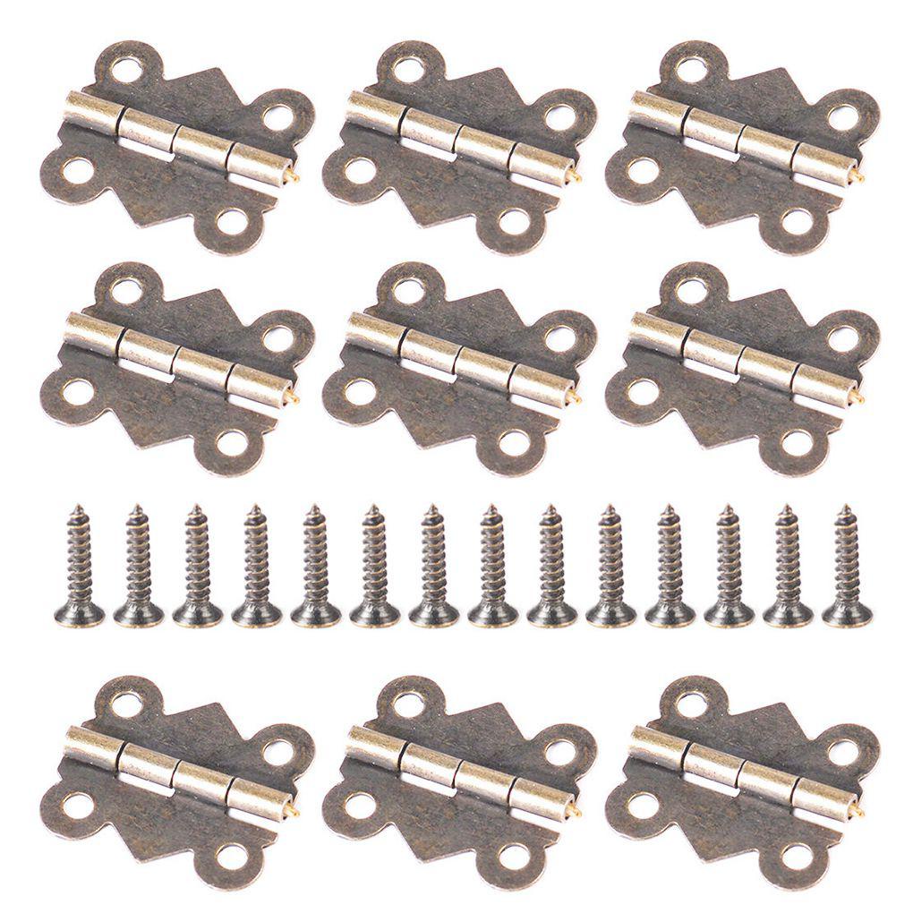 Set 20 Bản Lề Hình Bướm 20x17mm Phong Cách Cổ Điển