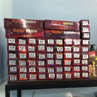 thuốc nhuộm tóc COLOR GAMS kèm trợ dưỡng oxy