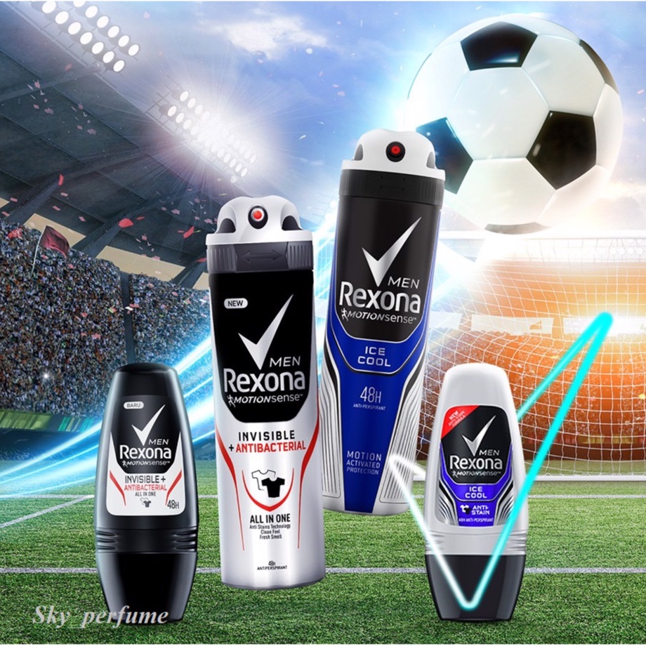 [Rexona Men - Đủ Loại] Khử Mùi Rexona Men (Antibacterial 50ml/150ml,Ice Cool 50ml/150ml)