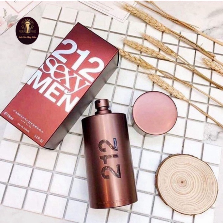 Nước hoa nam Carolina Herrera 212 SEXY MEN EDT 100ML- Hương thơm nam tính và mạnh mẽ, lưu hương lâu-Chisman Chisman