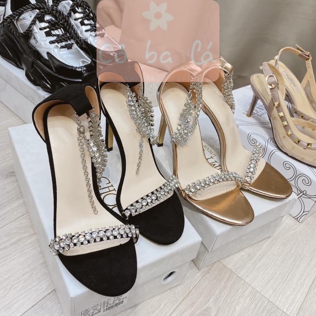 SANDAL CAO GÓT COBALA SHOES - GUỐC NỮ DÂY NGANG MẢNH - GIÀY THỜI TRANG BÍT HẬU 9 PHÂN G22076000