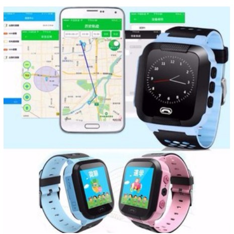 Đồng Hồ Thông Minh Trẻ Em 2 Màu Xanh - Hồng Smart Watch Q528 Tracker 2