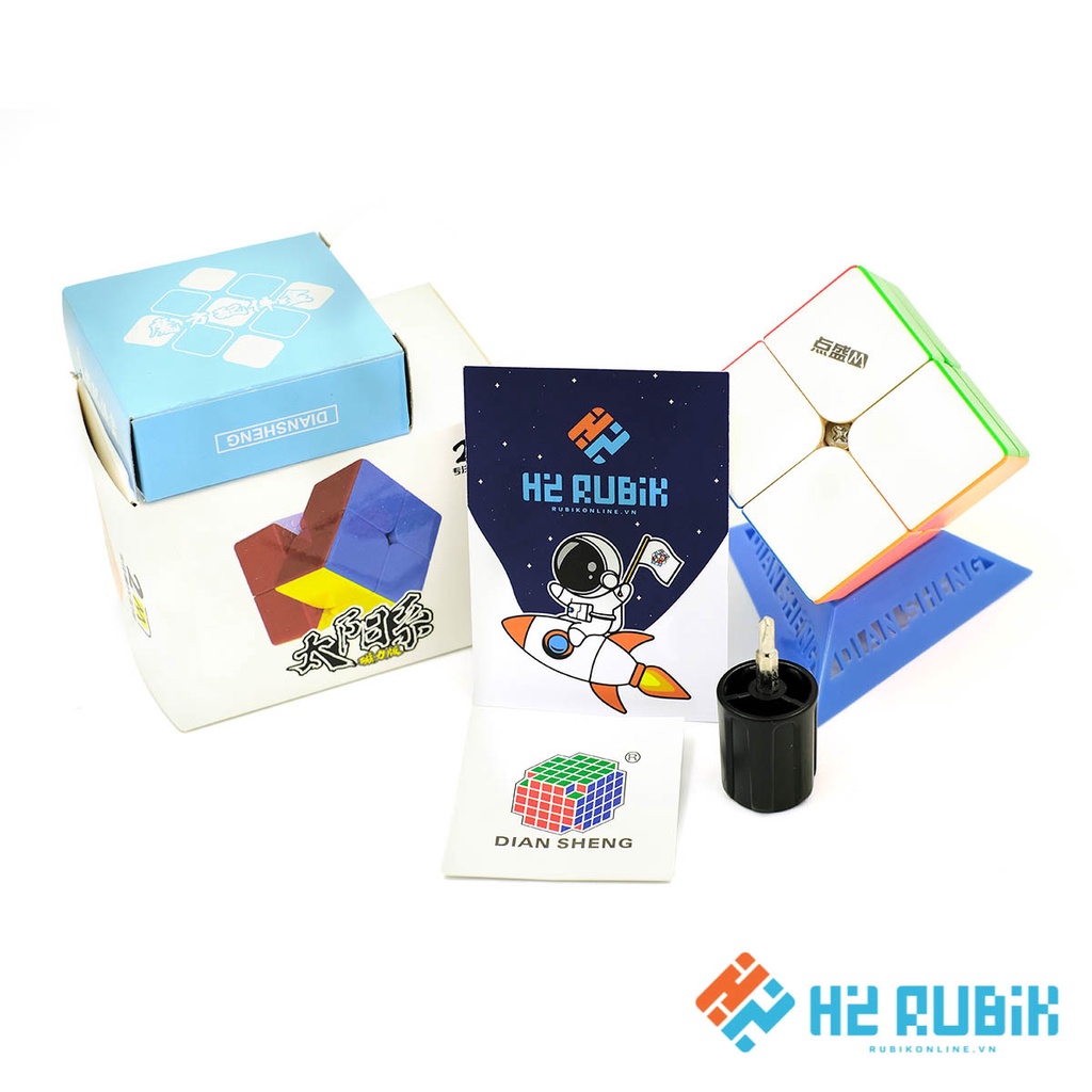 Đồ chơi Rubik 2x2 DianSheng 2x2 M có nam châm giá rẻ - H2 Rubik Shop