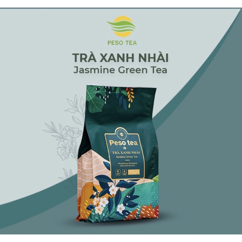 Trà xanh nhài Peso 600g