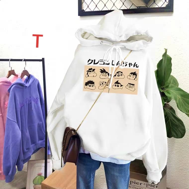 Áo hoodie mặt Shin DTR1119