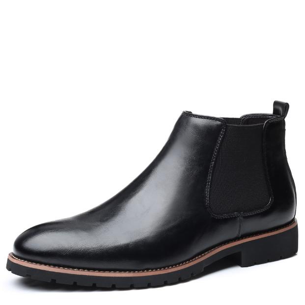 Giày Boot Nam - Chelsea Boots Nam LEMENT Đen GN362