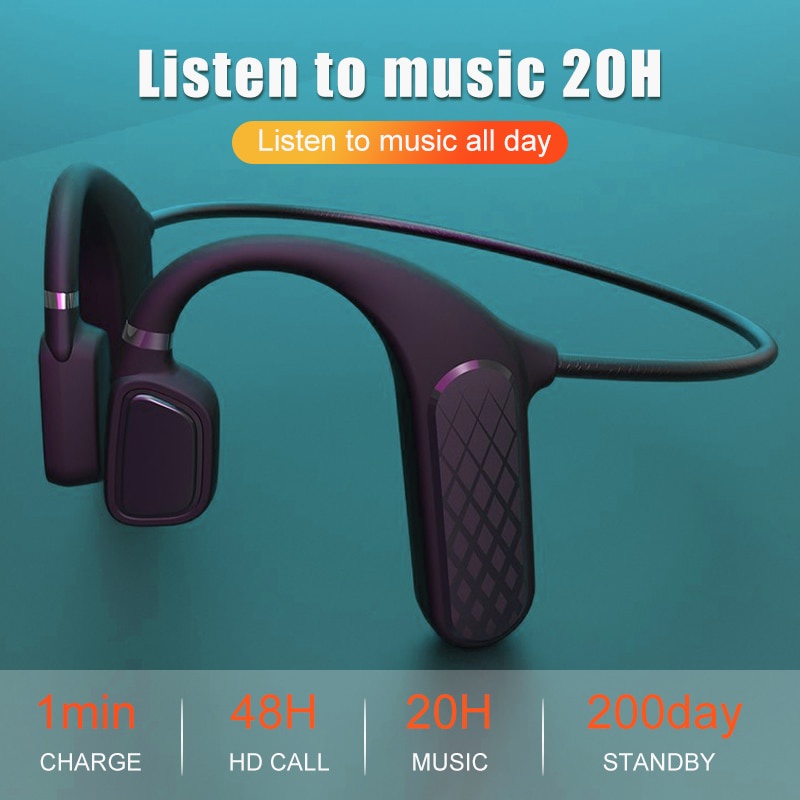 Tai Nghe Bluetooth 5.0 Không Dây Âm Thanh 3D MD04 TWS Kiểu Dáng Thể Thao