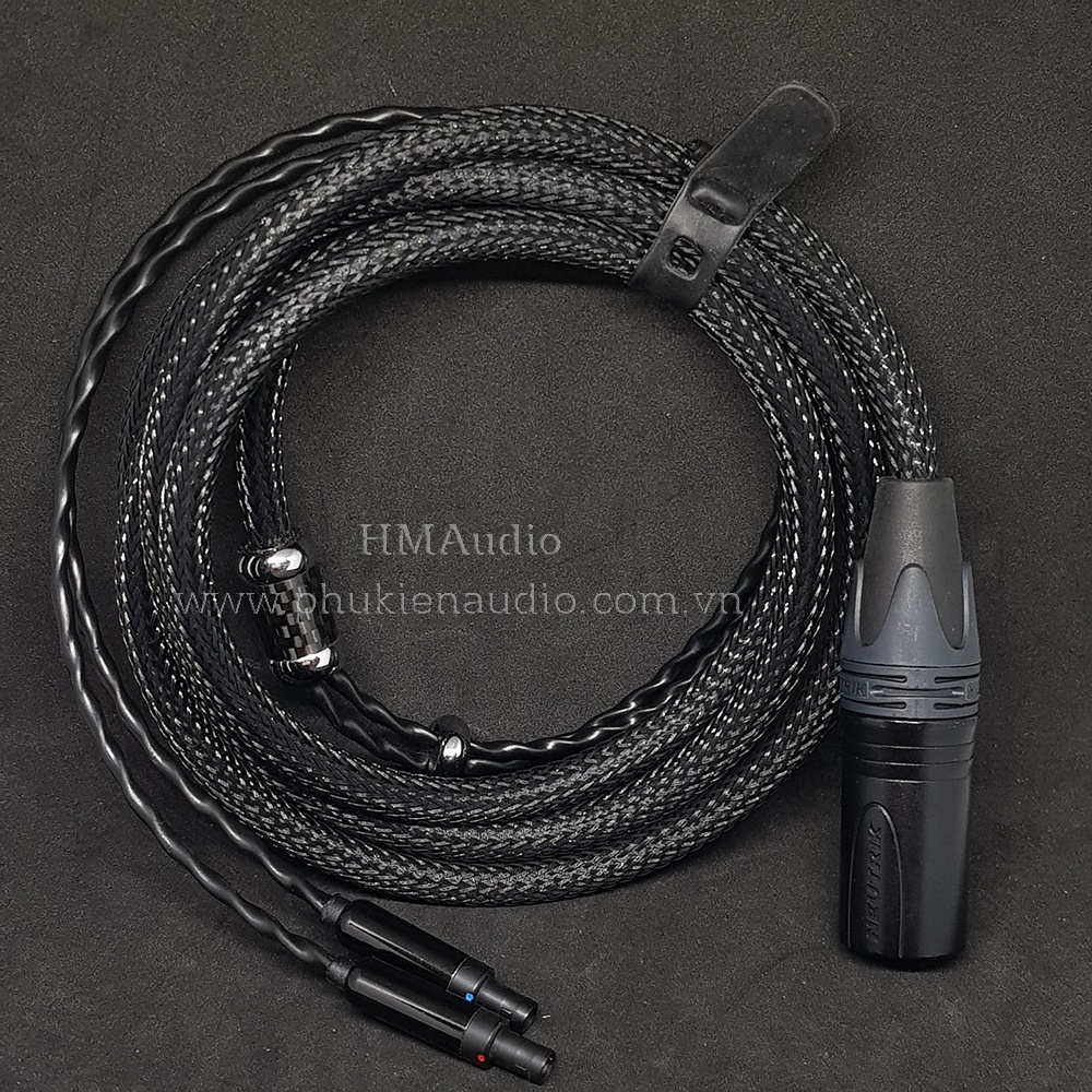 Dây tai nghe đồng OFC bọc chống nhiễu CANARE - Connector Sennheiser HD800 HD800s HD820