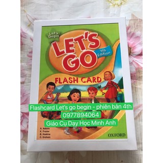 Flashcards let’s go begin - phiên bản 4th - 161 thẻ siêu đẹp thiết kế hai mặt