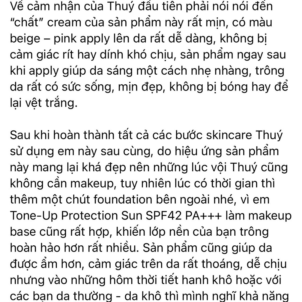 Kem chống nắng nâng tone CNP Laboratory tone-up protection sun SPF42 PA+++ - kcn Hàn Quốc cho da dầu - NN HOUSE