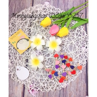 Phụ kiện chụp ảnh- Hoa đại trắng 5cm, 7cm,9cm