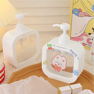 Chai Nhựa Rỗng Trong Suốt Dung Tích 500ml Dùng Để Đựng Dầu Gội Đầu Khi Đi Du Lịch