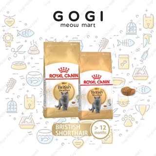 Hạt Royal Canin BRITISH SHORTHAIR [400G & 2KG] mèo anh lông ngắn - Thức ăn dinh dưỡng thú cưng Gogi MEOW MART