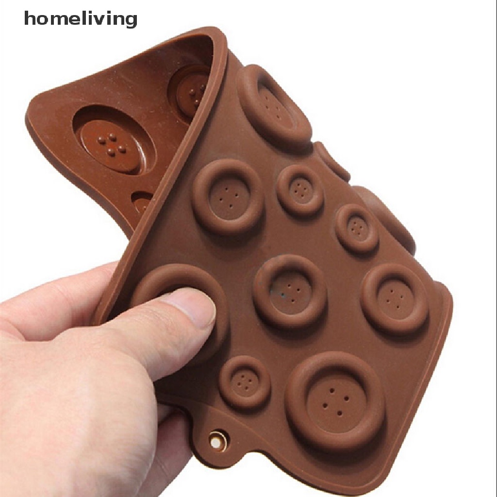 1 Khuôn Silicone Làm Bánh Hình Nút homeliving DIY