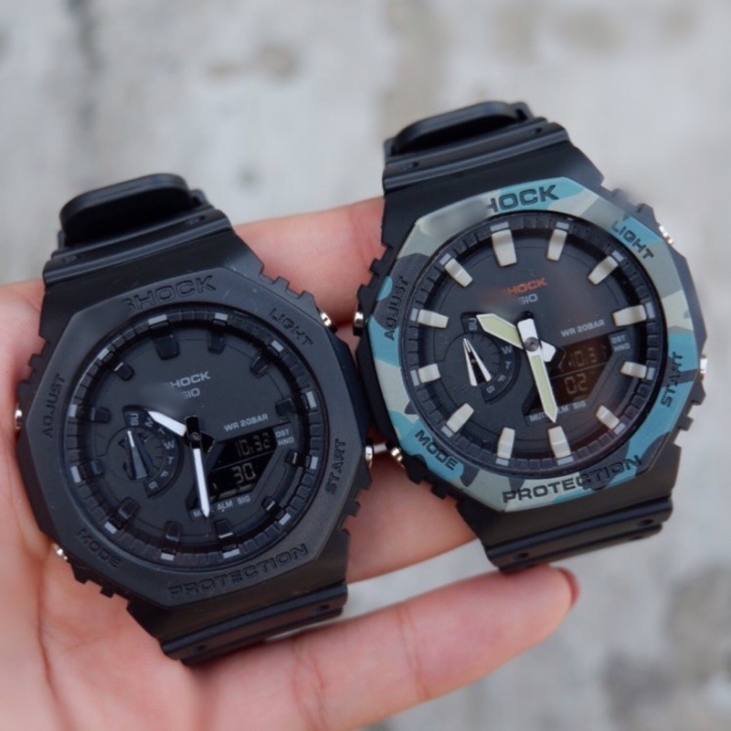 Đồng hồ thời trang cho nam và nữ Gx 2100HRA Mặt mini nhiều màu ( ảnh thật shop chụp) | BigBuy360 - bigbuy360.vn