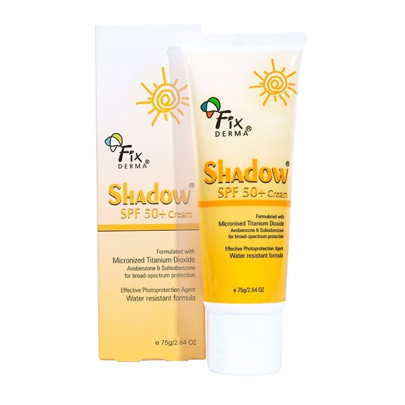 [6/2024-CHÍNH HÃNG PHÒNG KHÁM DA]Kem chống nắng mọi loại da Fixderma SPF 50+ Shadow Cream /  SPF 30+ Gel 75g