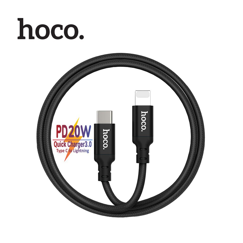 Cáp sạc nhanh iphone hoco UC14 pd 20w - dây sạc hỗ trợ sạc iphone 12 11 x xsmax .. type c to lightning - vienthonghn