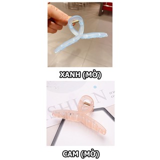 Kẹp tóc càng cua dài màu thạch đẹp KT31