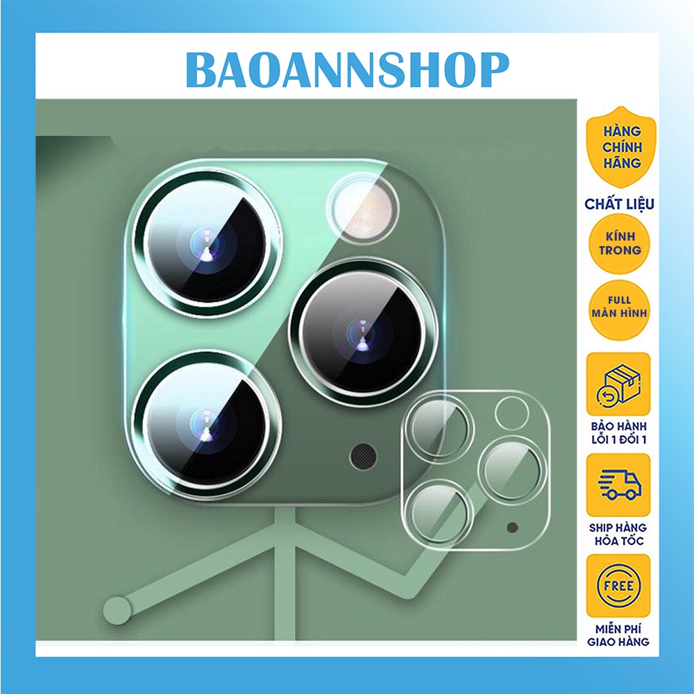 Kính Cường Lực Chống Xước Bảo Vệ Camera i.phone 7plus/8/8plus/x/xs/11/12/13/pro/promax - BAOANNSHOP