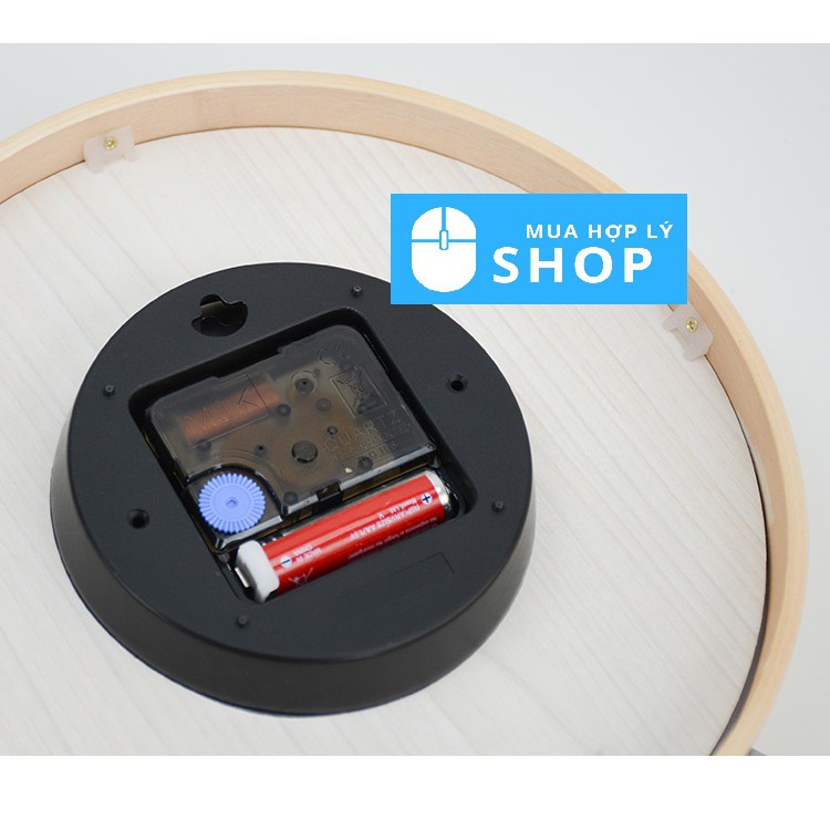 ĐỒNG HỒ ĐỂ BÀN GỖ NGUYÊN BẢN MJK TRANG TRÍ PHONG CÁCH HIỆN ĐẠI XU HƯỚNG CHÂU ÂU - Hàng Nhập Khẩu