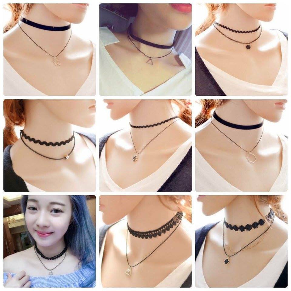 Vòng cổ, tay, chân Tattoo Chokers nhiều mẫu